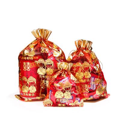 喜糖袋纱袋结婚庆用品喜糖盒子婚礼包装礼盒回礼装糖果的喜糖袋子
